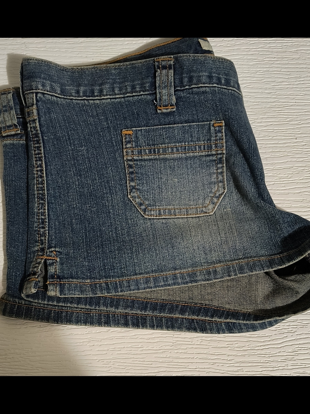 Abercrombie & Fitch Women's Dark Blue Denim Jean Shorts